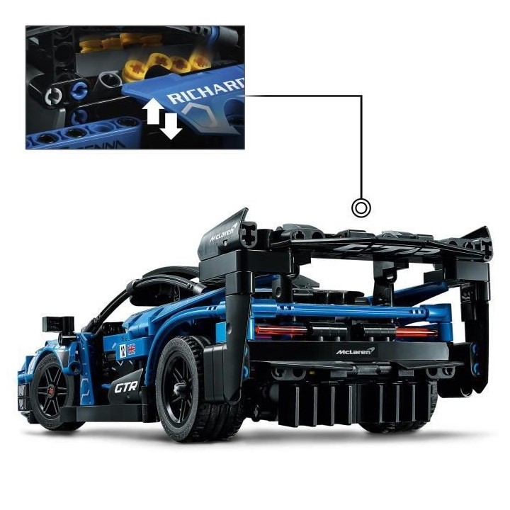 LEGO Technic 42123 McLaren Senna GTR, Maquette de Voiture a Construire