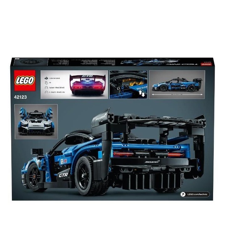 LEGO Technic 42123 McLaren Senna GTR, Maquette de Voiture a Construire