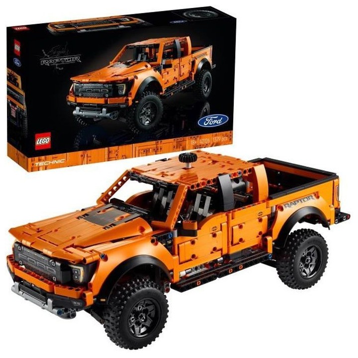 LEGO 42126 Technic Kit Ford F-150 Raptor, Maquette de Voiture a Constr