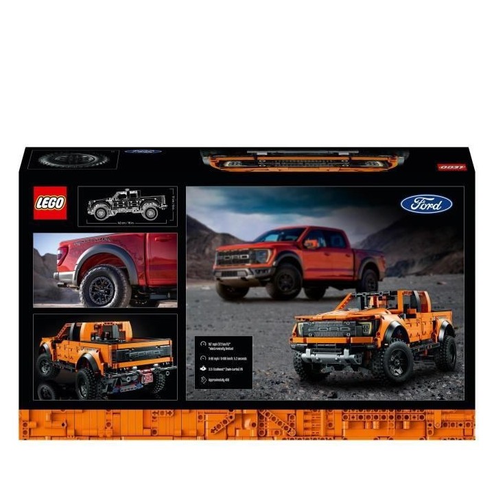 LEGO 42126 Technic Kit Ford F-150 Raptor, Maquette de Voiture a Constr
