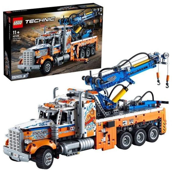 LEGO 42128 Technic Le Camion de Remorquage Lourd Camion Jouet avec Gru