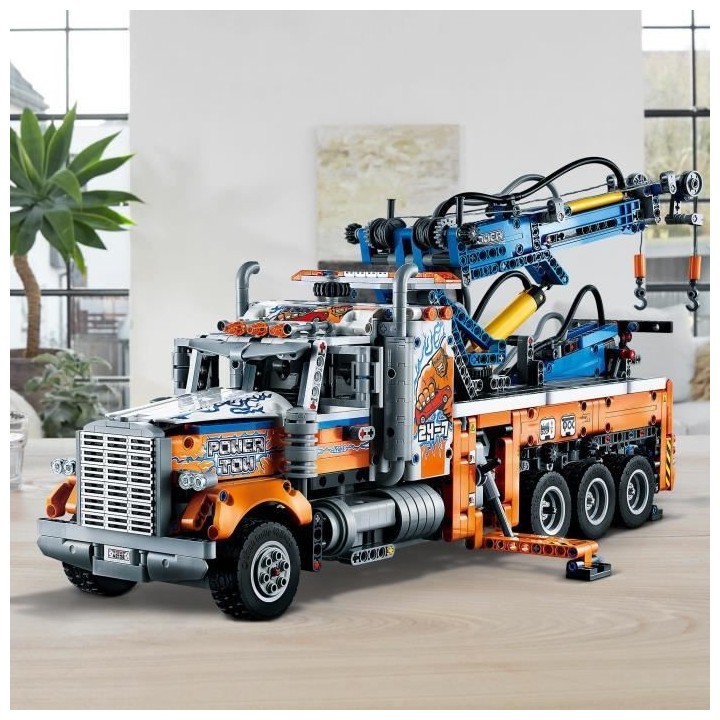 LEGO 42128 Technic Le Camion de Remorquage Lourd Camion Jouet avec Gru