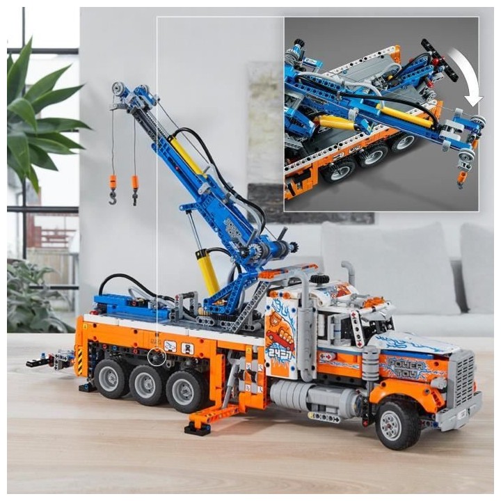 LEGO 42128 Technic Le Camion de Remorquage Lourd Camion Jouet avec Gru