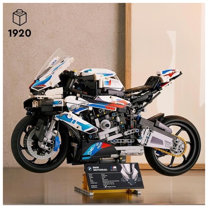 LEGO Technic 42130 BMW M 1000 RR, Construction Moto BMW, Maquette Moto