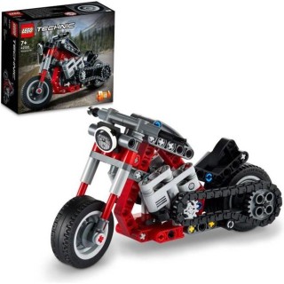 LEGO 42132 La Moto, Maquette a Construire 2 en 1, Jouet de Constructio