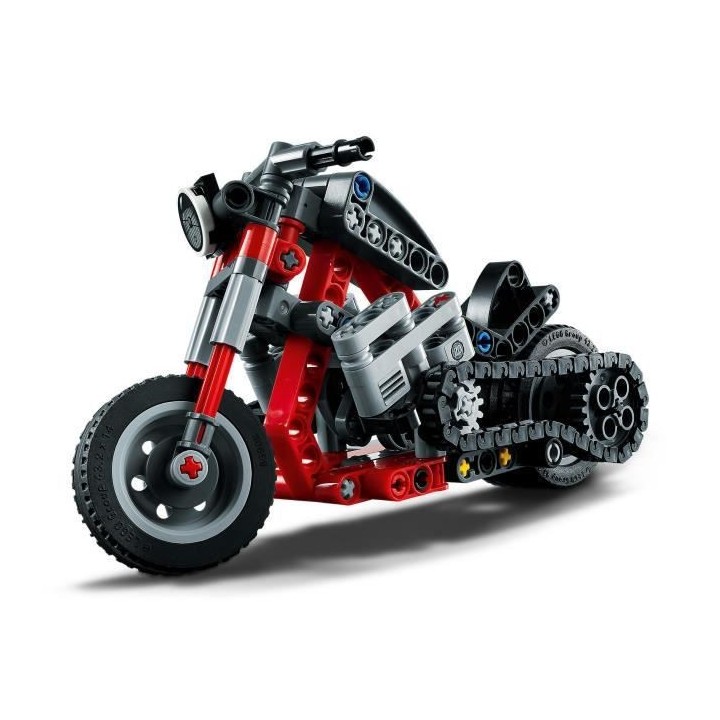 LEGO 42132 La Moto, Maquette a Construire 2 en 1, Jouet de Constructio