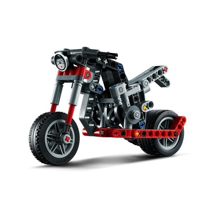 LEGO 42132 La Moto, Maquette a Construire 2 en 1, Jouet de Constructio