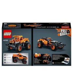 LEGO 42135 Technic Monter Jam El Toro Loco Voiture Jouet pour Enfants des 7 Ans 2 en 1 Truck et Véhicule Tout-Terrain