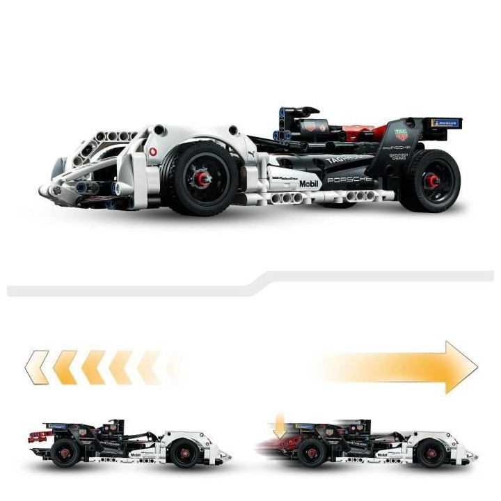 LEGO 42137 Technic La Porsche 99X Electric Formula E Voiture de Course