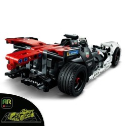 LEGO 42137 Technic La Porsche 99X Electric Formula E Voiture de Course Jouet a Rétrofriction avec Appli de Réalité Augmentée