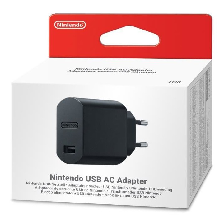 Nintendo Classic Mini : Adaptateur secteur pour le câble USB de la co