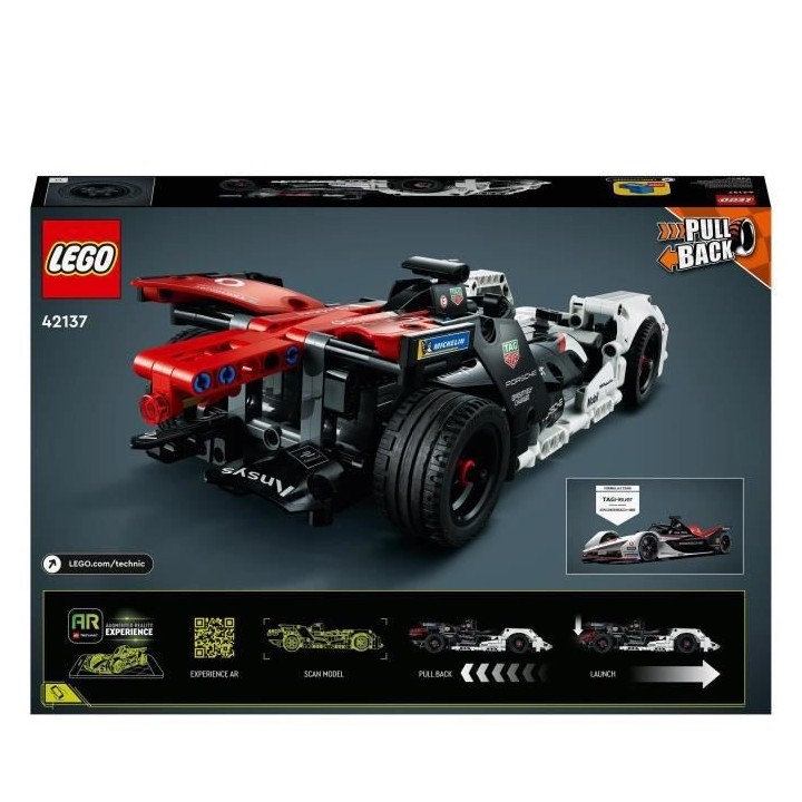 LEGO 42137 Technic La Porsche 99X Electric Formula E Voiture de Course