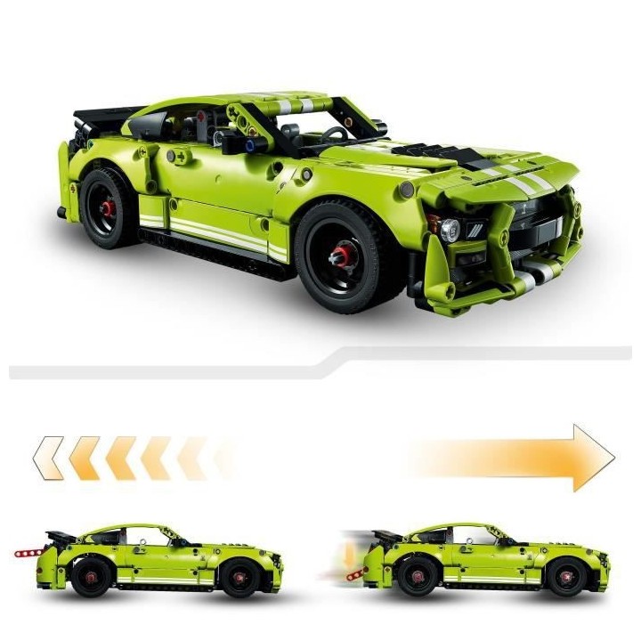 LEGO 42138 Technic La Ford Mustang Shelby GT500, Maquette de Voiture d