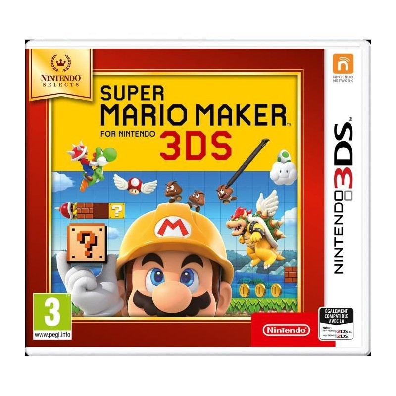 Super Mario Maker 3DS Jeu Nintendo Selects