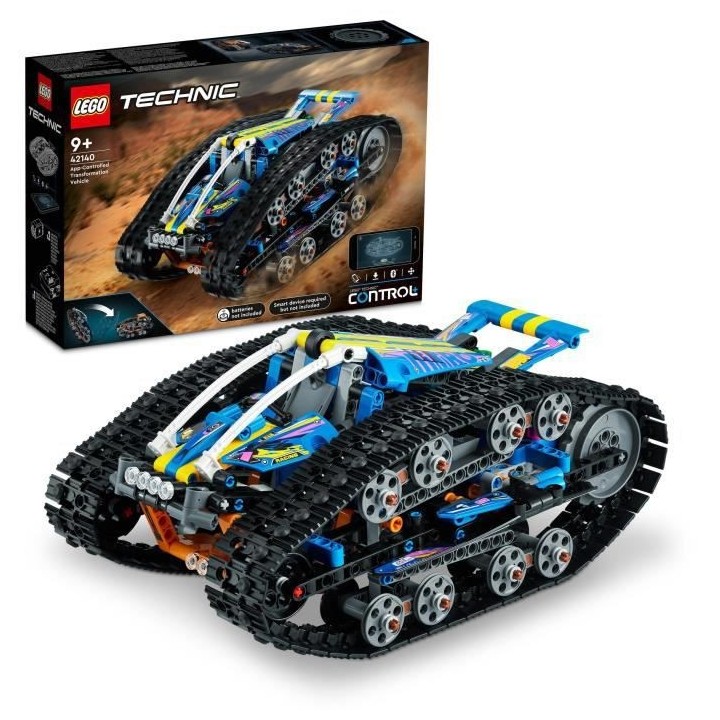 LEGO 42140 Technic Le Véhicule Transformable Télécommandé, Jouet V