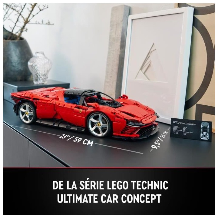 LEGO Technic 42143 Ferrari Daytona SP3, Voiture Modélisme, Maquette a