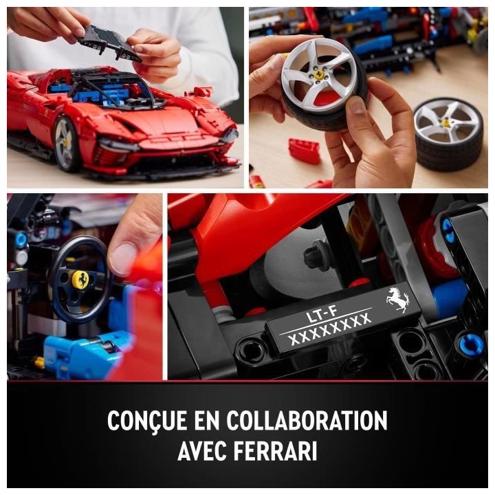 LEGO Technic 42143 Ferrari Daytona SP3, Voiture Modélisme, Maquette a