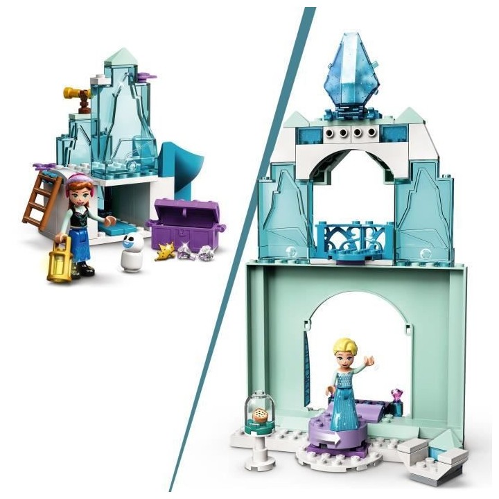LEGO 4+ Disney 43194 Le monde féérique d'Anna et Elsa de la Reine de