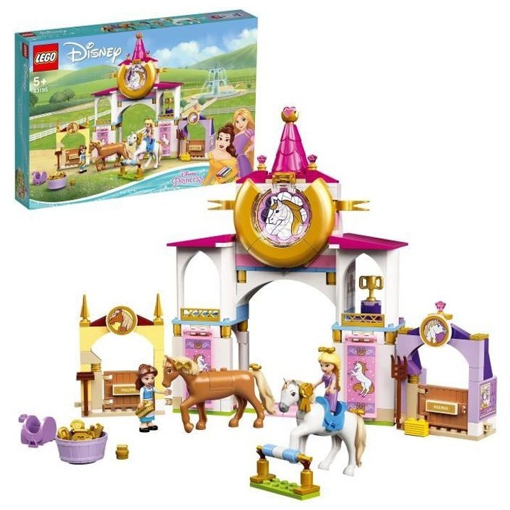 LEGO 43195 Disney Les Écuries Royales de Belle et Raiponce Jouet de C