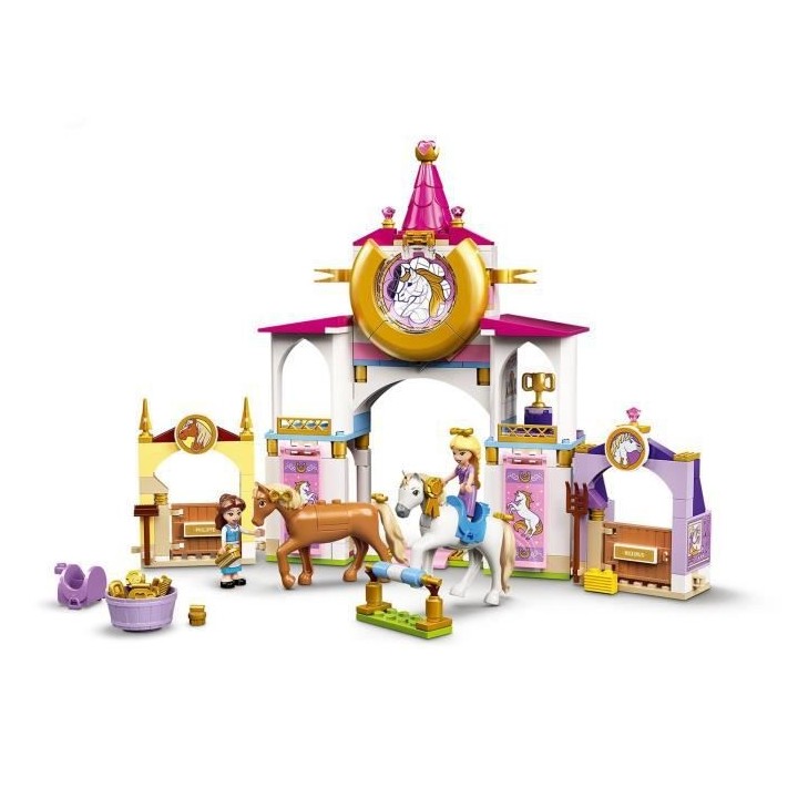 LEGO 43195 Disney Les Écuries Royales de Belle et Raiponce Jouet de C