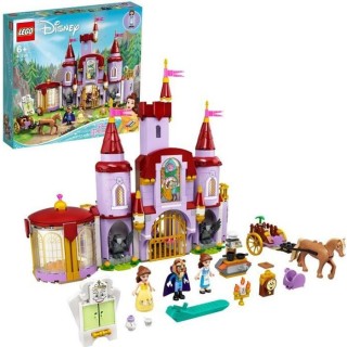 LEGO 43196 Disney Le château de la Belle et la Bete, jouet du film Di