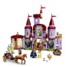 LEGO 43196 Disney Le château de la Belle et la Bete, jouet du film Disney avec mini figurines