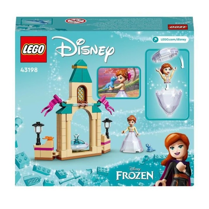 LEGO 43198 Disney La Cour du Château d'Anna, Jouet de Construction po