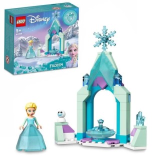LEGO 43199 Disney La Cour du Château d'Elsa, Jouet de Construction po