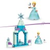 LEGO 43199 Disney La Cour du Château d'Elsa, Jouet de Construction pour Enfants, Mini-Poupée Reine des Neiges 2 et Robe Diaman