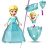 LEGO 43199 Disney La Cour du Château d'Elsa, Jouet de Construction pour Enfants, Mini-Poupée Reine des Neiges 2 et Robe Diaman