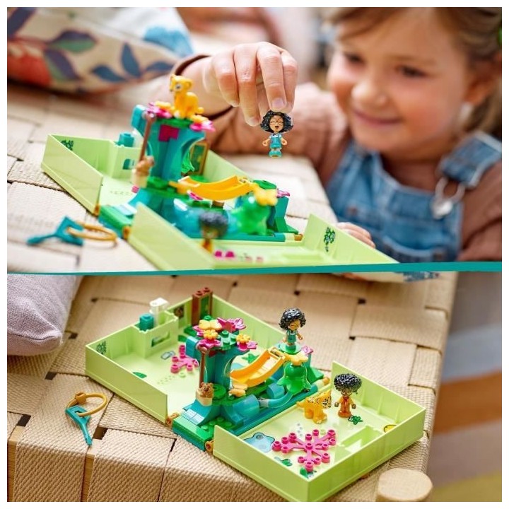 LEGO 43200 Disney Princess La Porte Magique d'Antonio, Cabane Pour Enf