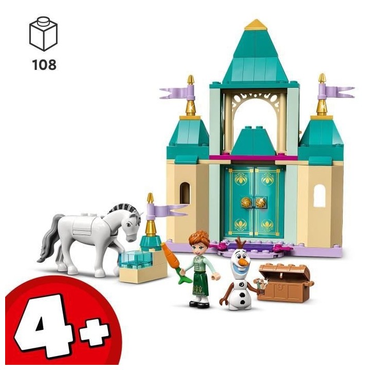 LEGO Disney Princess 43204 Les Jeux au Château d'Anna et Olaf, Jouet