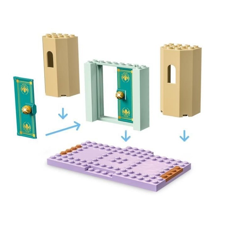 LEGO Disney Princess 43204 Les Jeux au Château d'Anna et Olaf, Jouet