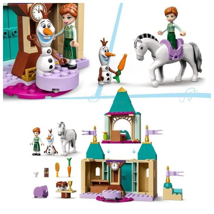 LEGO Disney Princess 43204 Les Jeux au Château d'Anna et Olaf, Jouet