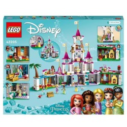 LEGO Disney Princess 43205 Aventures Épiques dans le Château, Jouet de Construction