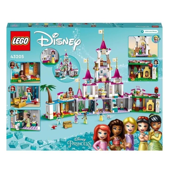 LEGO Disney Princess 43205 Aventures Épiques dans le Château, Jouet