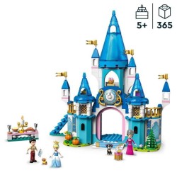 LEGO Disney Princess 43206 Le Château de Cendrillon et du Prince Charmant, Jouet des 5 Ans