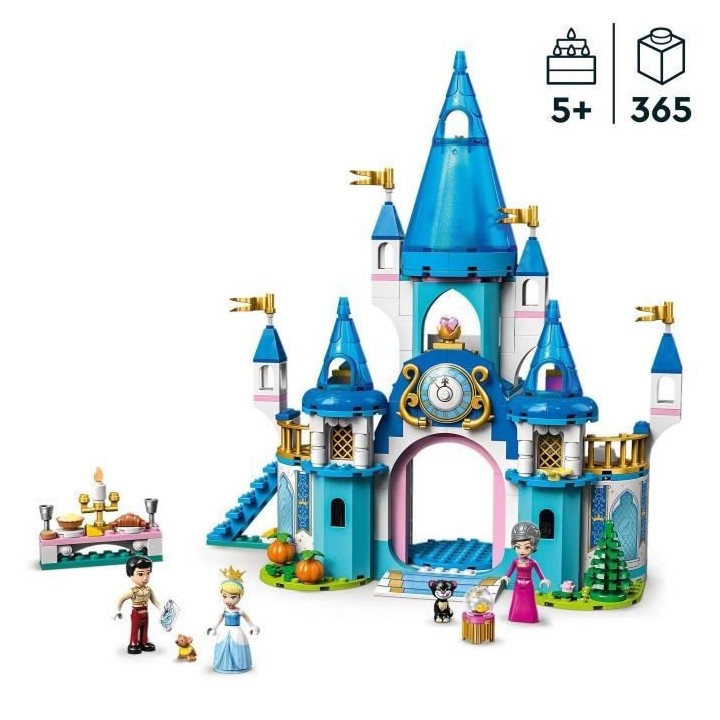 LEGO Disney Princess 43206 Le Château de Cendrillon et du Prince Char
