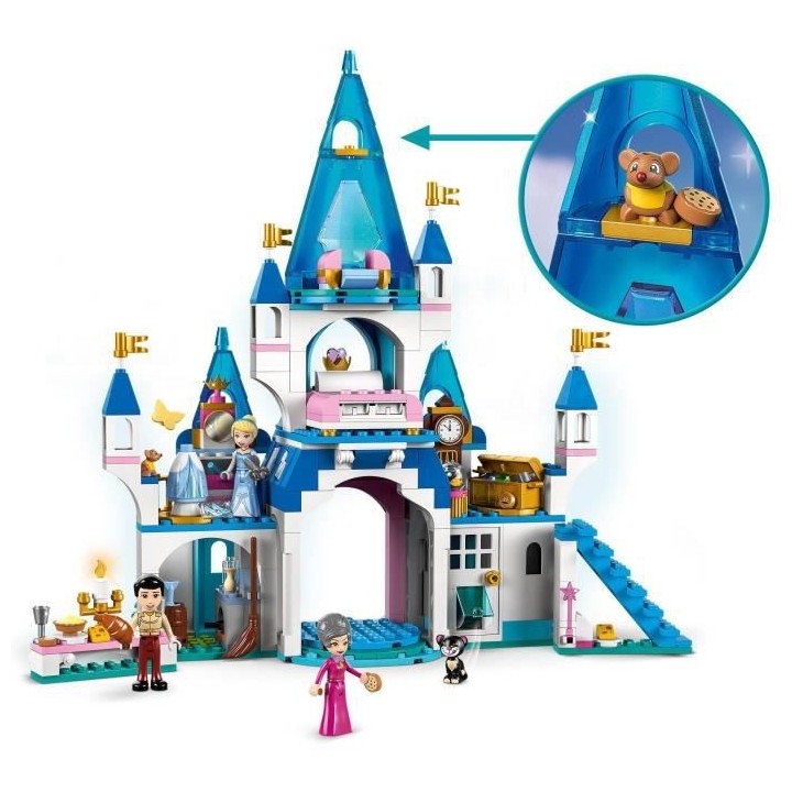 LEGO Disney Princess 43206 Le Château de Cendrillon et du Prince Char