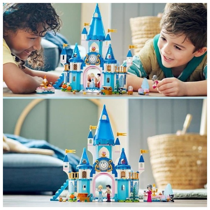 LEGO Disney Princess 43206 Le Château de Cendrillon et du Prince Char