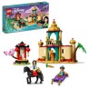 LEGO 43208 Disney Princess Les Aventures de Jasmine et Mulan, Jouet de Construction, Mini-Poupées, Figurines Cheval et Tigre