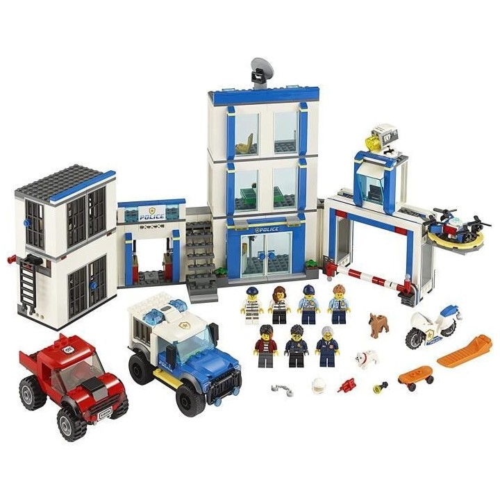 LEGO City 60246 Le commissariat de police, Jouets de Camion, Moto, Min
