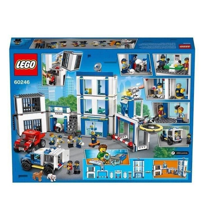 LEGO City 60246 Le commissariat de police, Jouets de Camion, Moto, Min
