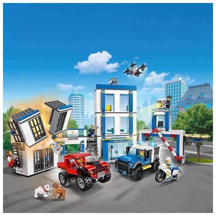 LEGO City 60246 Le commissariat de police, Jouets de Camion, Moto, Min