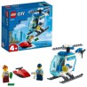 LEGO City 60275 L'Hélicoptere de la Police, Jouet avec Minifigurines, Policier, Jet-Ski