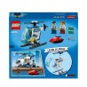 LEGO City 60275 L'Hélicoptere de la Police, Jouet avec Minifigurines, Policier, Jet-Ski