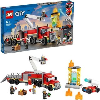 LEGO City 60282 L'unité de commandement des pompiers, Jeu de construc