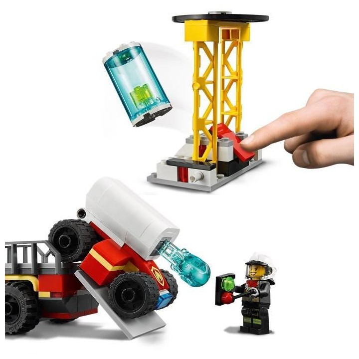 LEGO City 60282 L'unité de commandement des pompiers, Jeu de construc