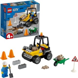LEGO City 60284 Le Camion de Chantier, Jouet, Engin de Chantier, Charg