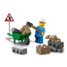 LEGO City 60284 Le Camion de Chantier, Jouet, Engin de Chantier, Chargeur Frontal, Brouette